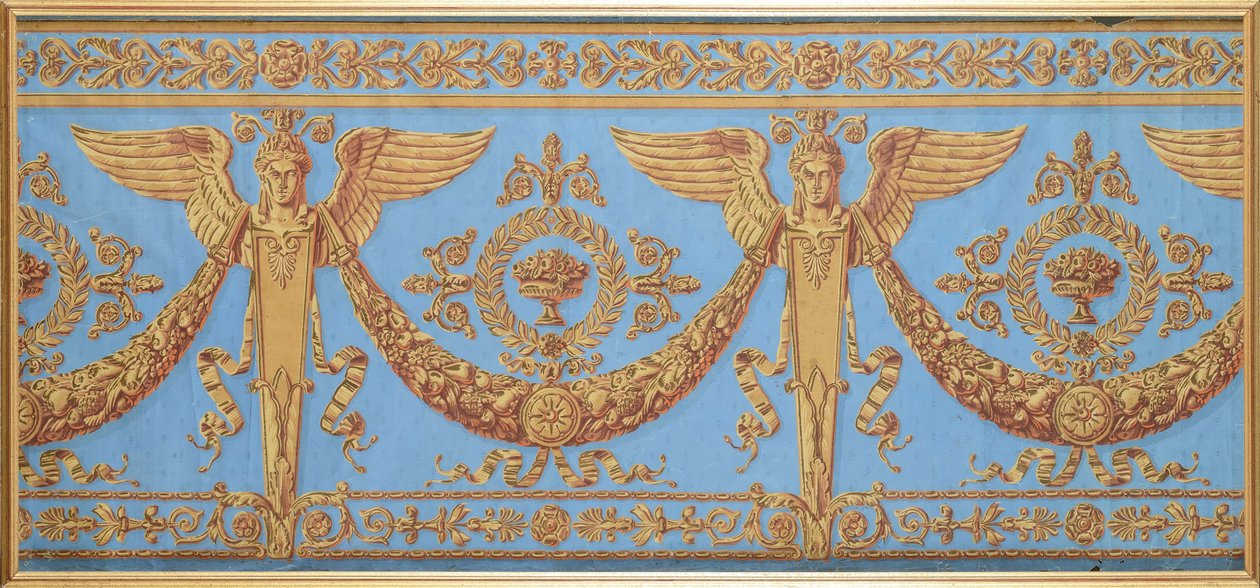 Konsolosluk döneminden duvar kağıdı Frizi, c.1800 by French School