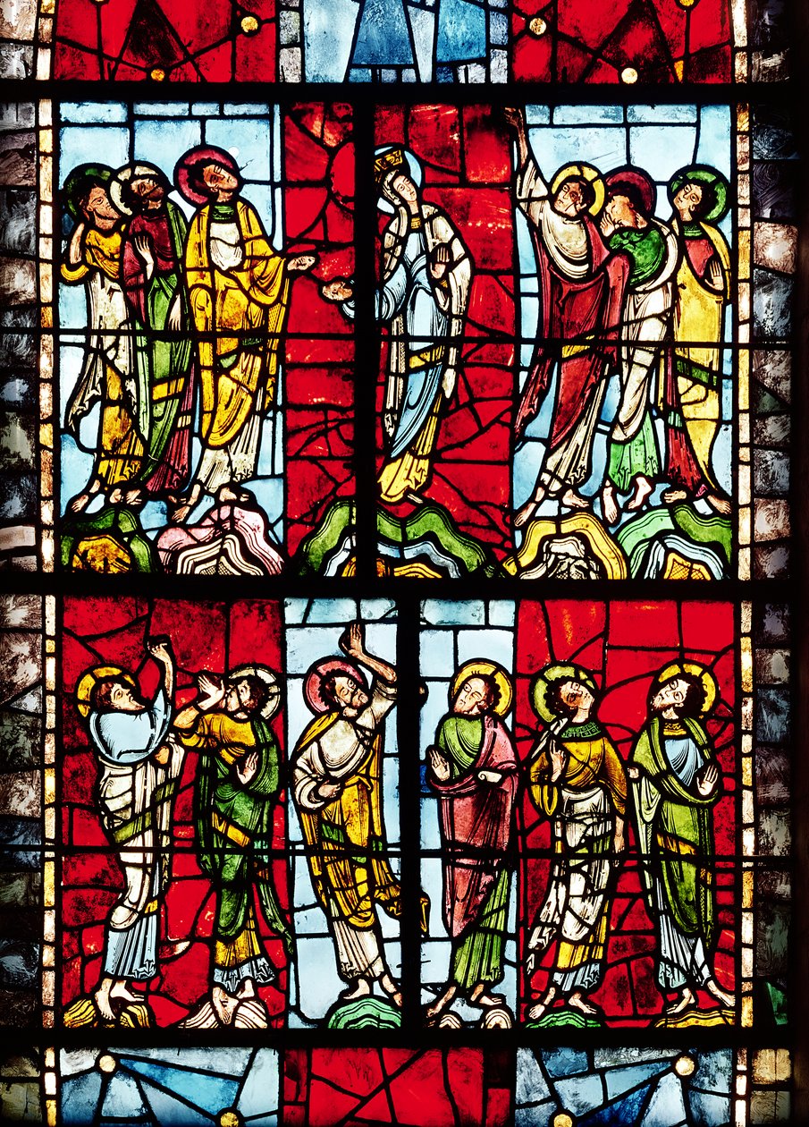Yükselişi gösteren pencere, c.1145 by French School