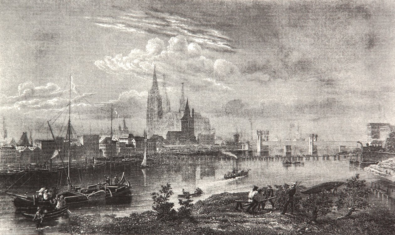 Köln by Pierre Joseph Redouté