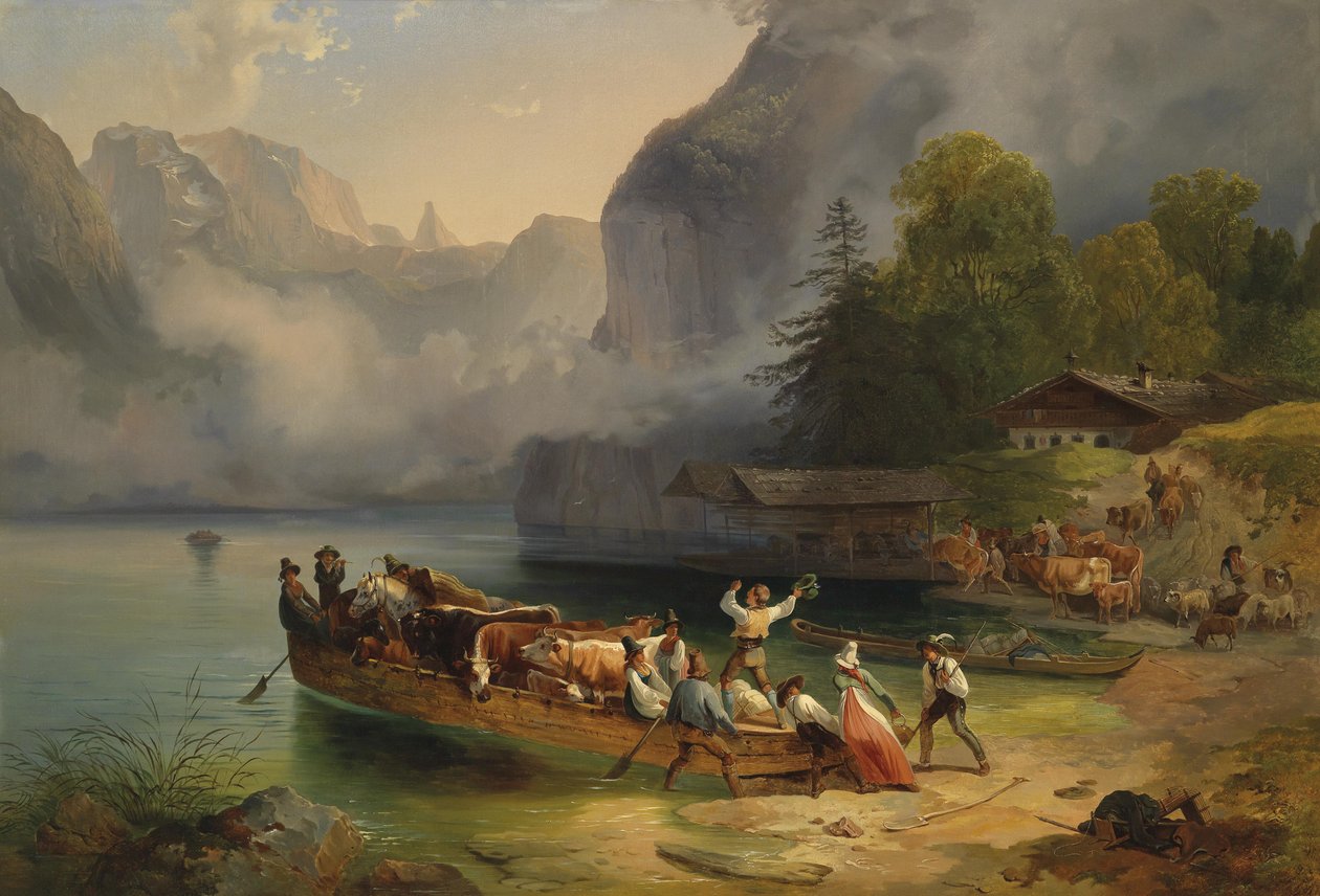 Königssee by Friedrich Gauermann