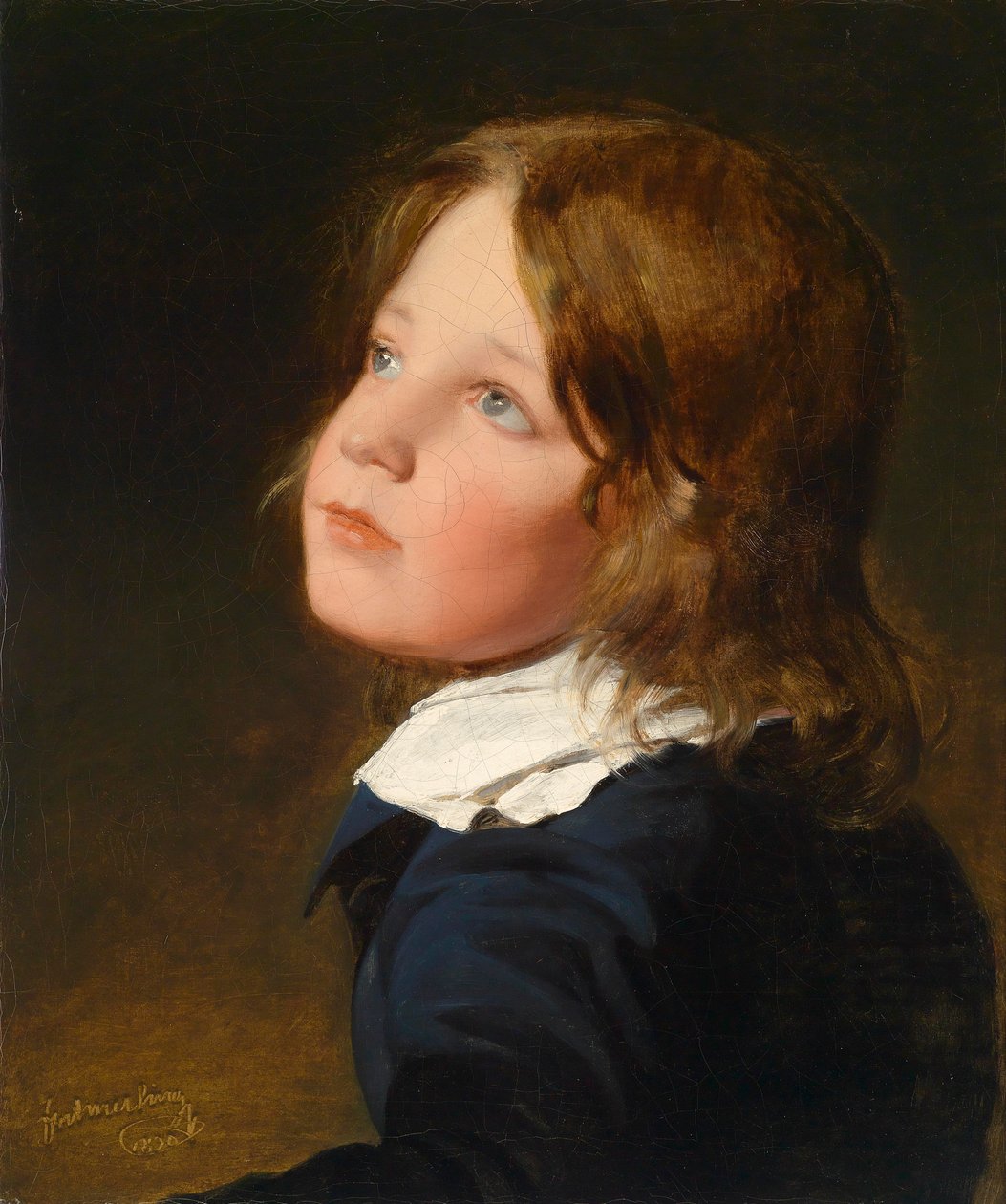 bir çocuk olarak Joseph Amerling by Friedrich von Amerling