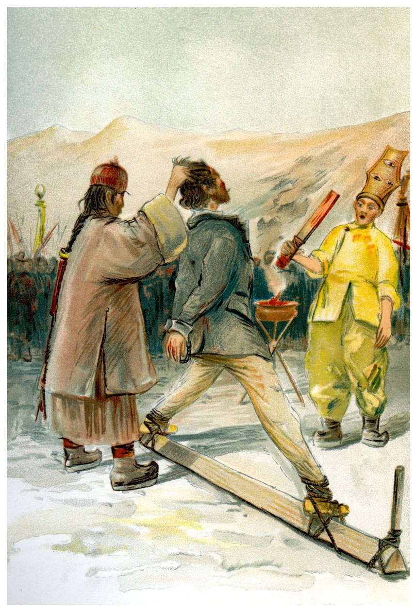 Sıcak demir işkencesi, 1898. by Friedrich Arnold Brockhaus