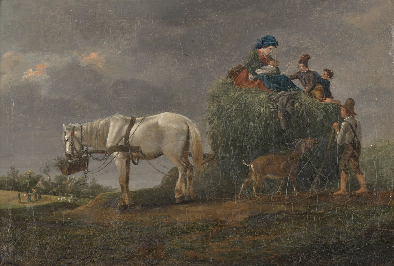 saman arabası by Friedrich August Mathias Gauermann