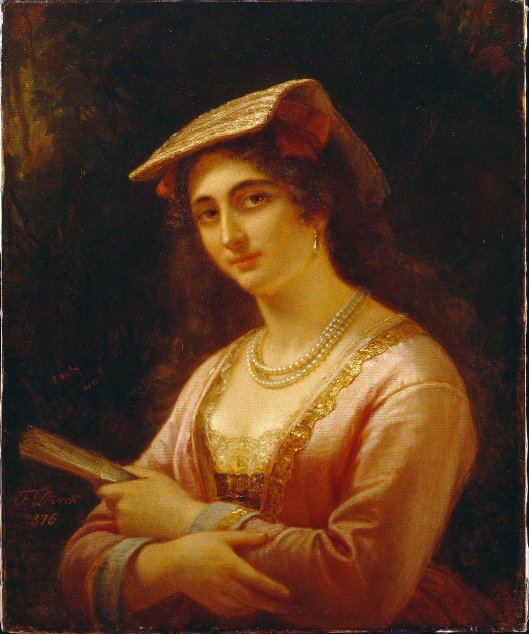 Napoliten Bir Kadın by Friedrich Dürck