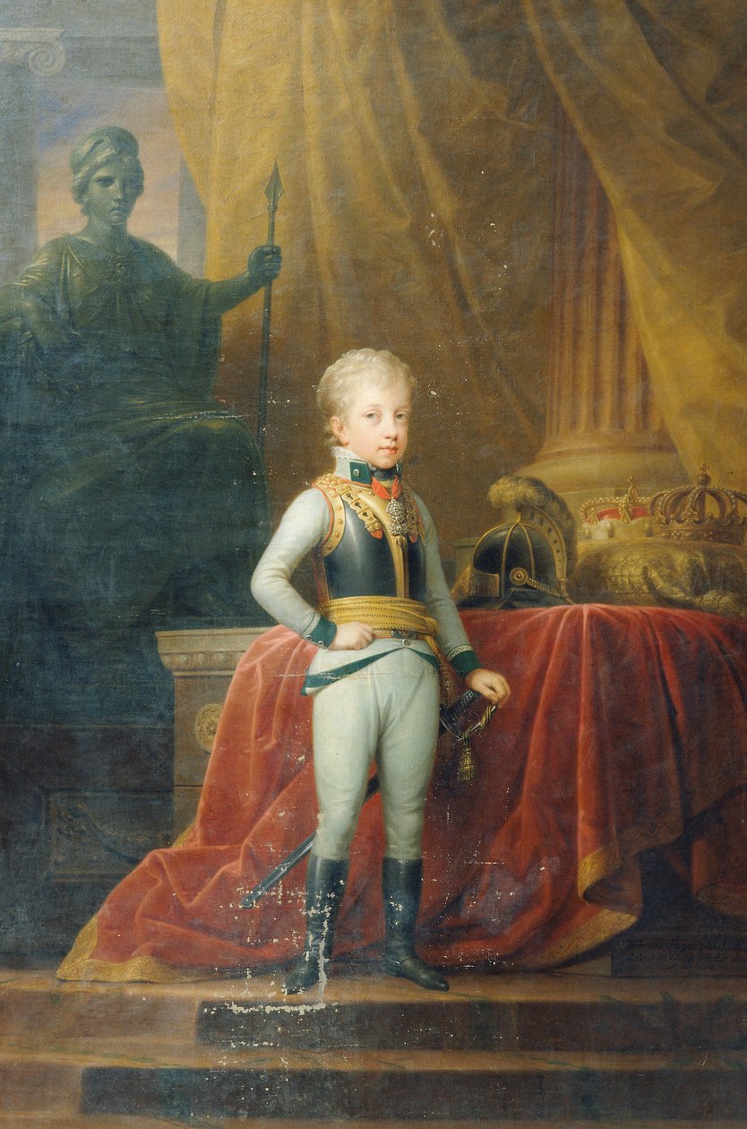 Çocukken Arşidük Ferdinand by Friedrich Heinrich Fuger