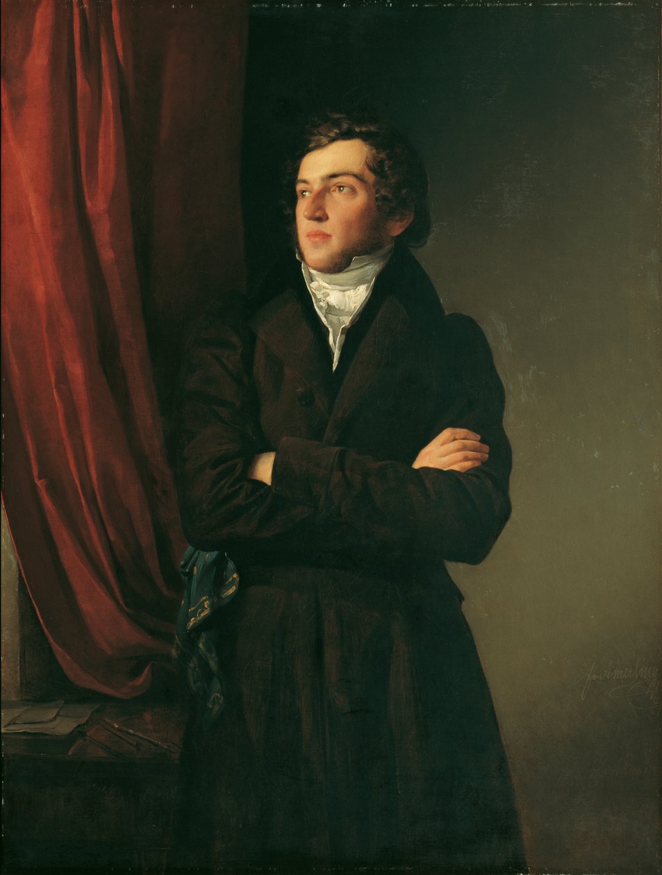 ressam Robert Theer by Friedrich von Amerling