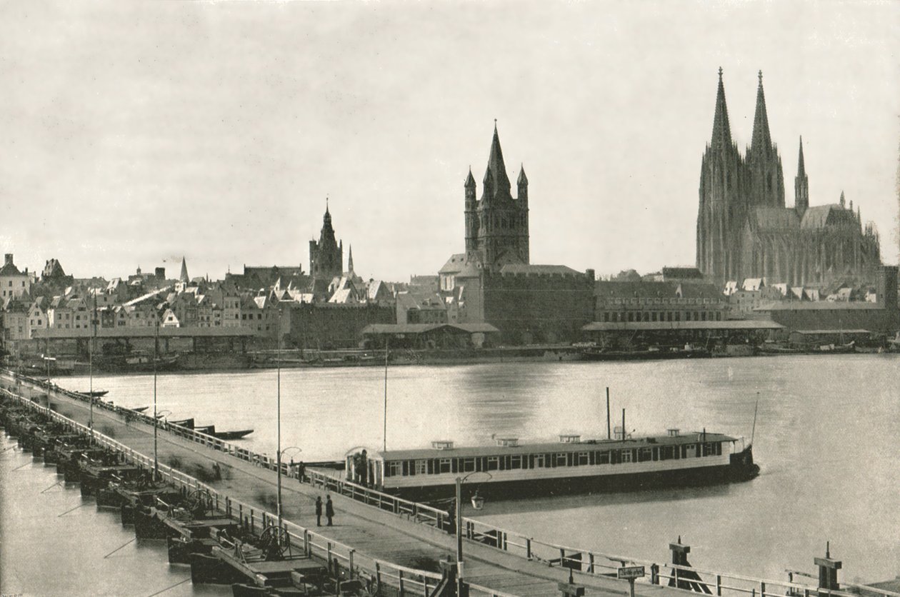 Köln, Almanya, 1895. by Frith and Co