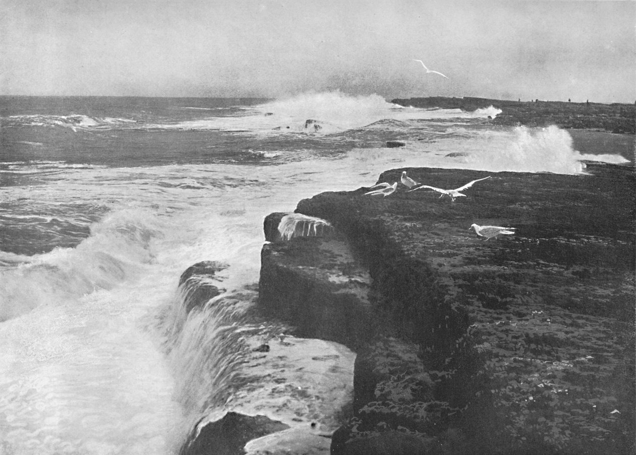 Filey Brigg, c1896 by Frith and Co