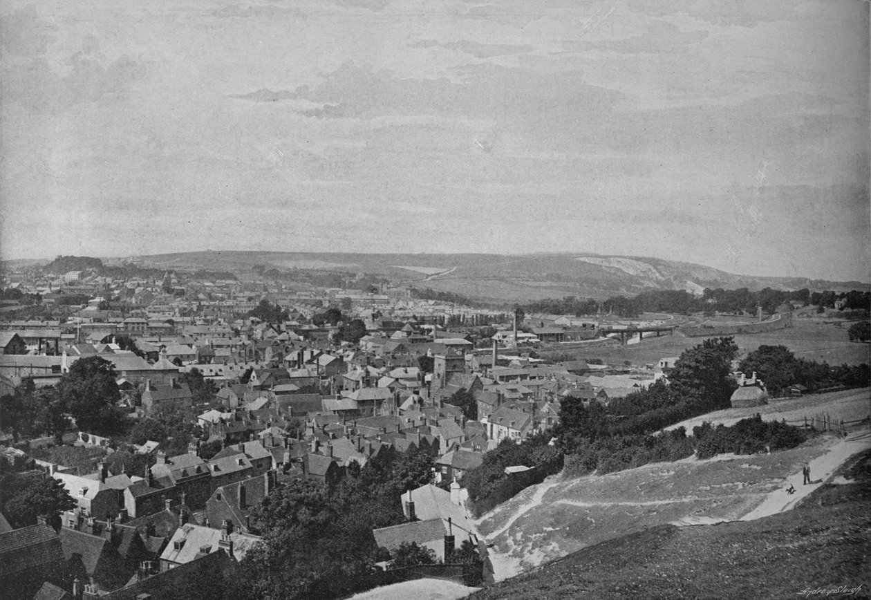 Lewes, c1896 by Frith and Co