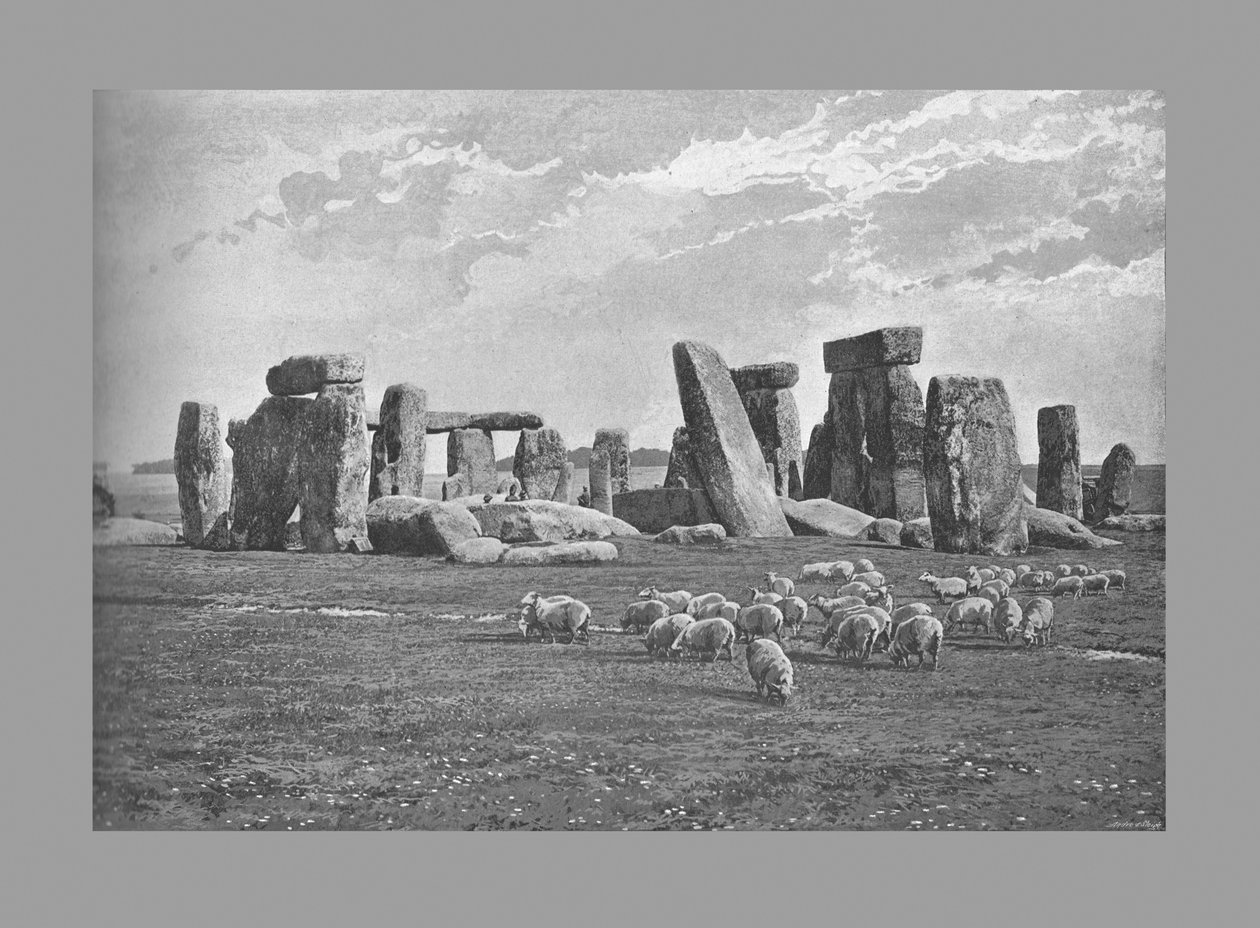 Stonehenge, c1900 by Frith and Co
