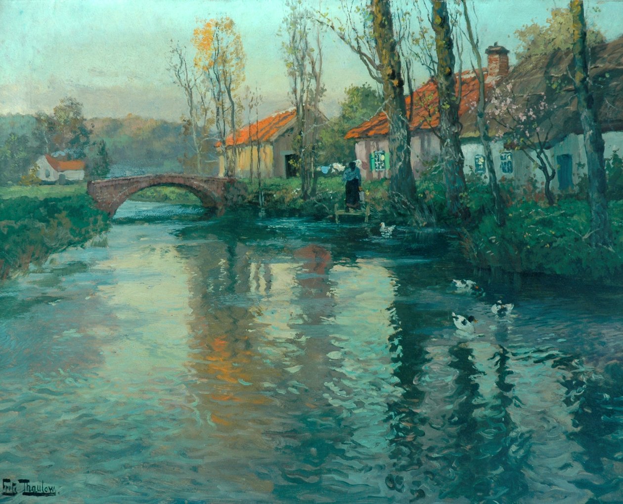 Nehir by Frits Thaulow