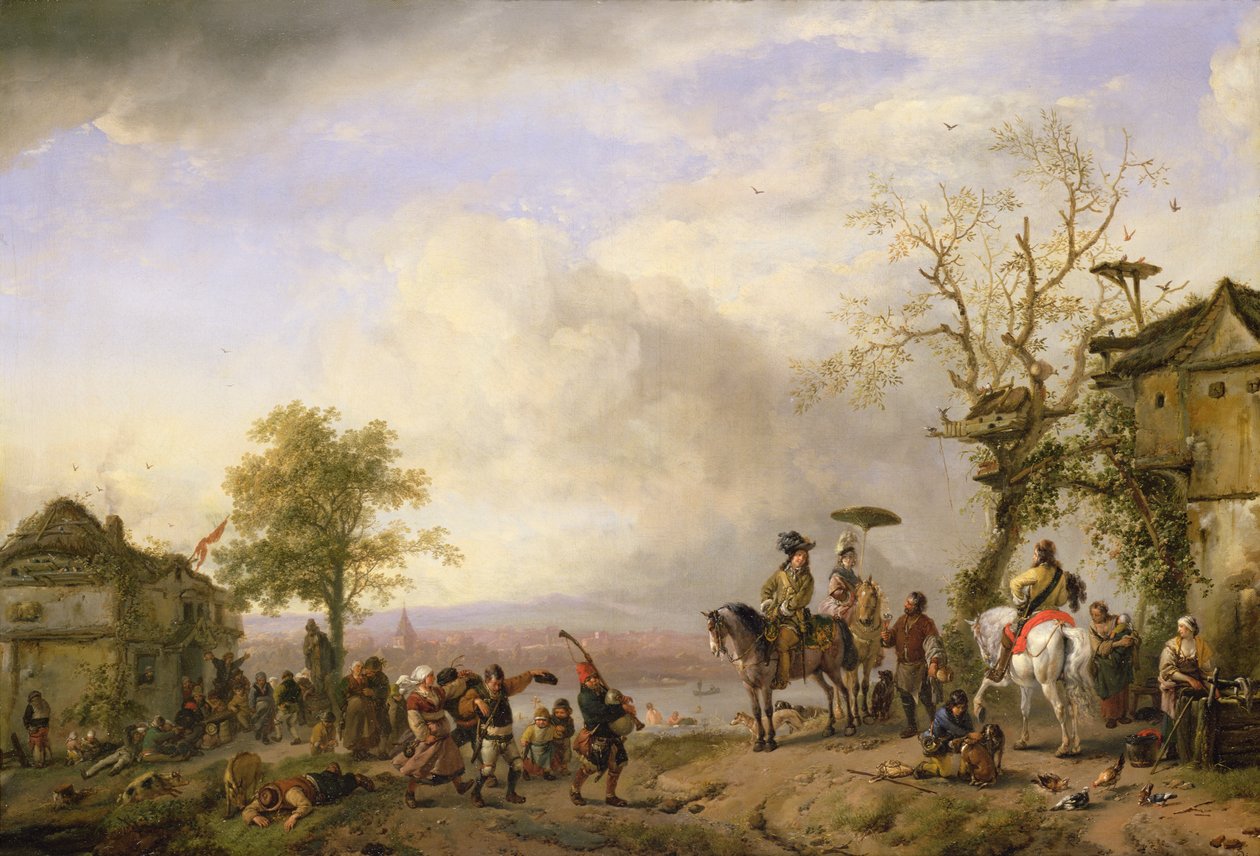 Köylü Düğünü by Fritz van der Venne