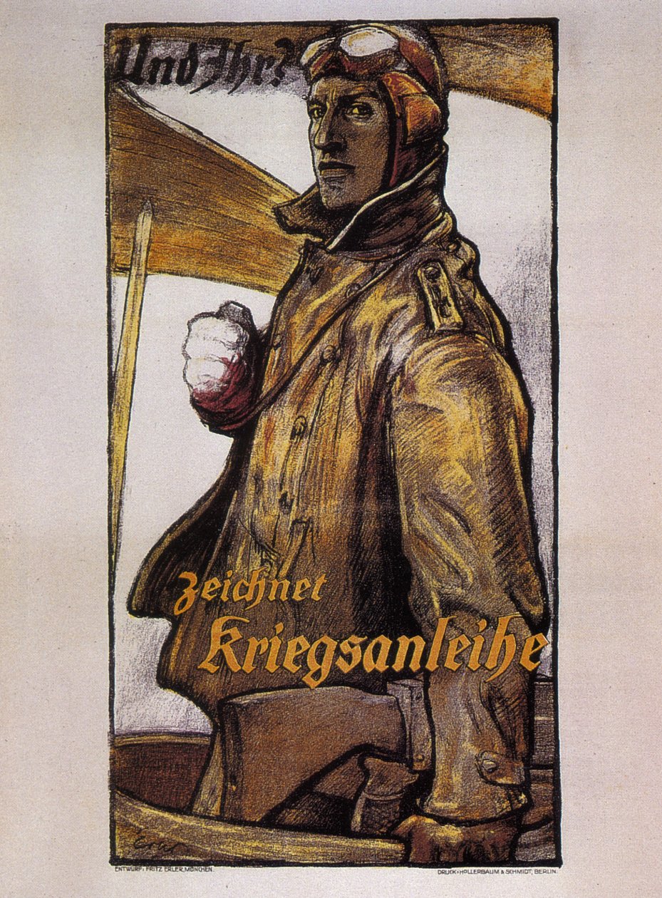 ve sen, 1917 by Fritz Erler