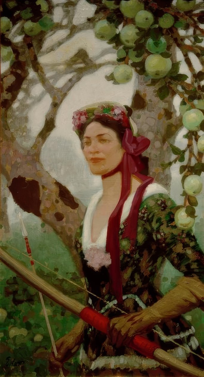 Modern Diana by Fritz Erler