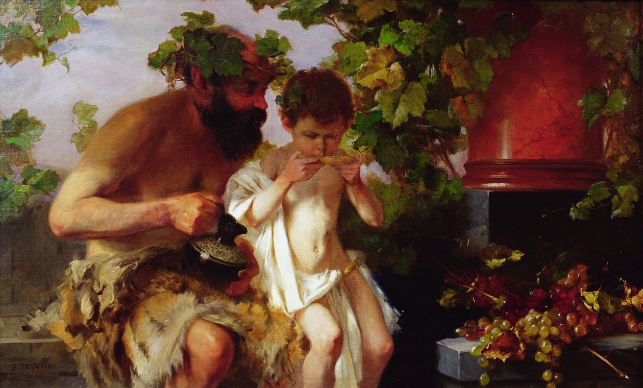 Şaraptan İlk Yudum by Fritz Freund