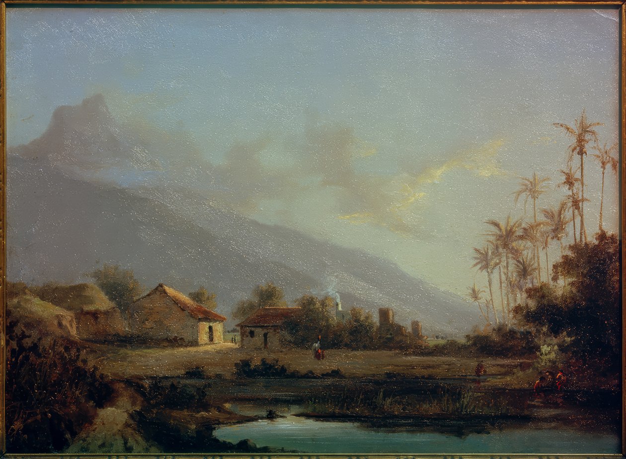 Tropikal manzara by Fritz Melbye