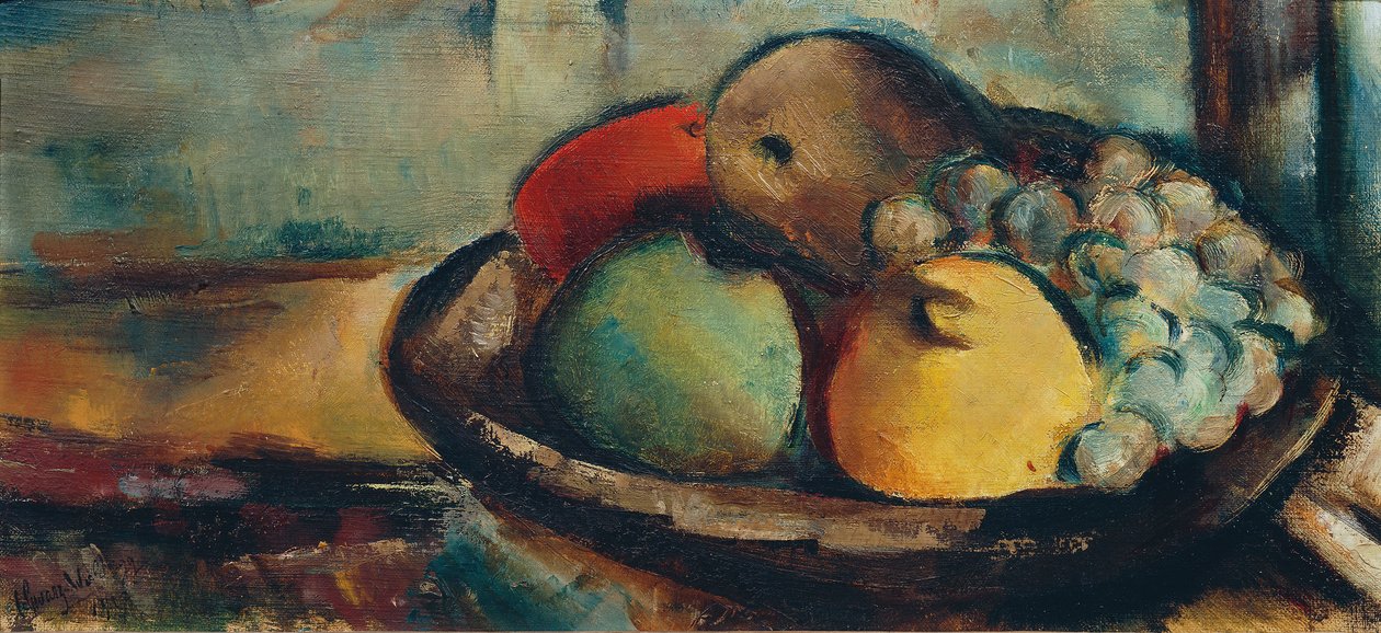 meyve natürmort by Fritz Schwarz Waldegg
