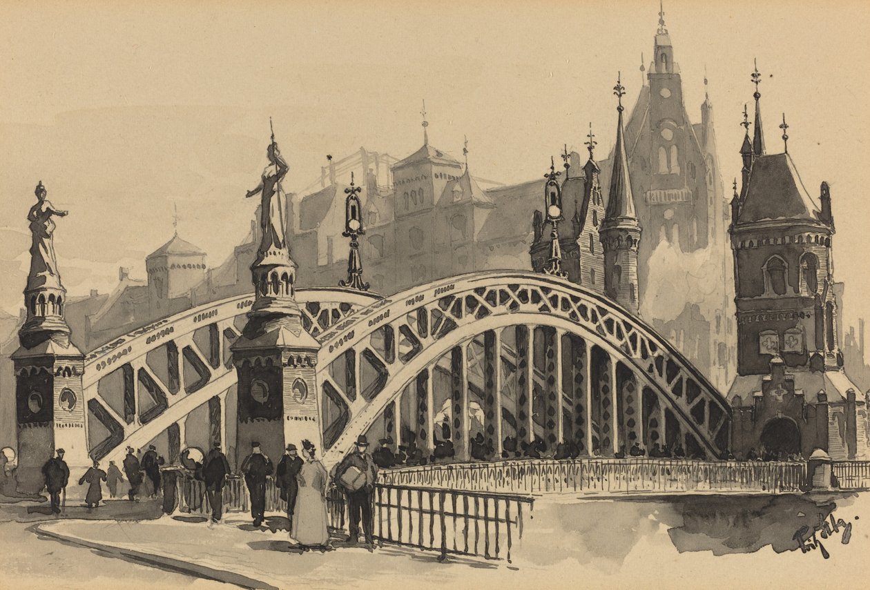 Brooksbrücke by Fritz Stoltenberg