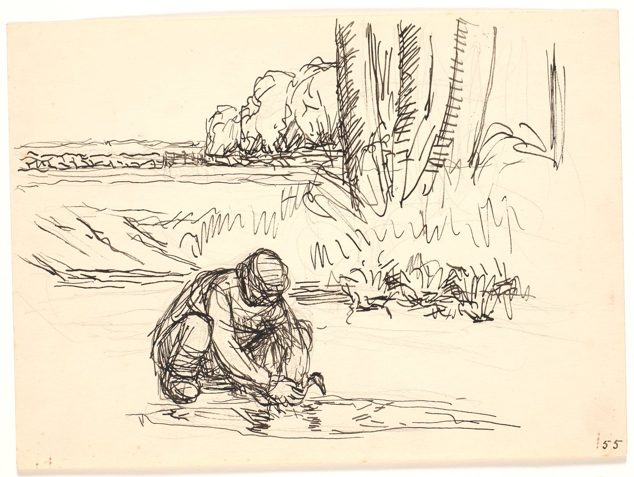Buz üzerinde çiftçi by Fritz Syberg