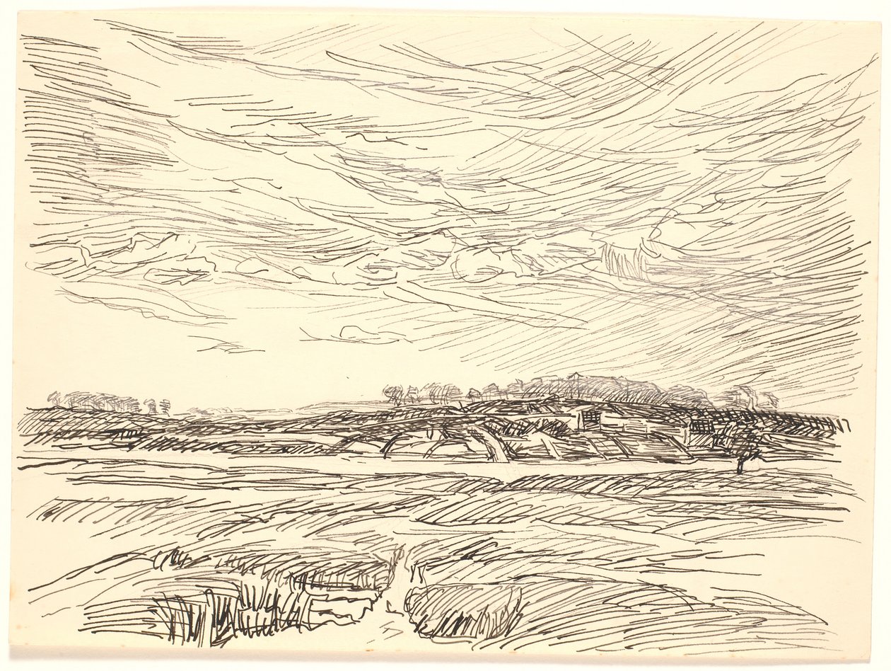 Alanlar ile manzara by Fritz Syberg