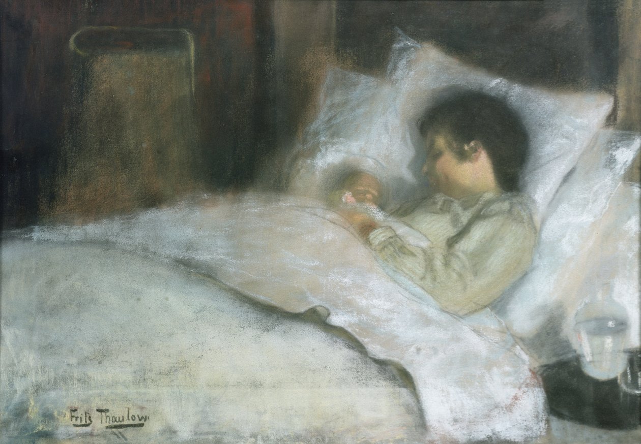Harald ile Alexandra by Fritz Thaulow