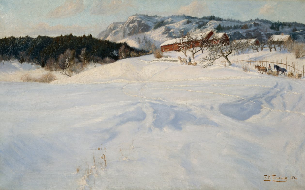 Şişe çiftliği by Fritz Thaulow