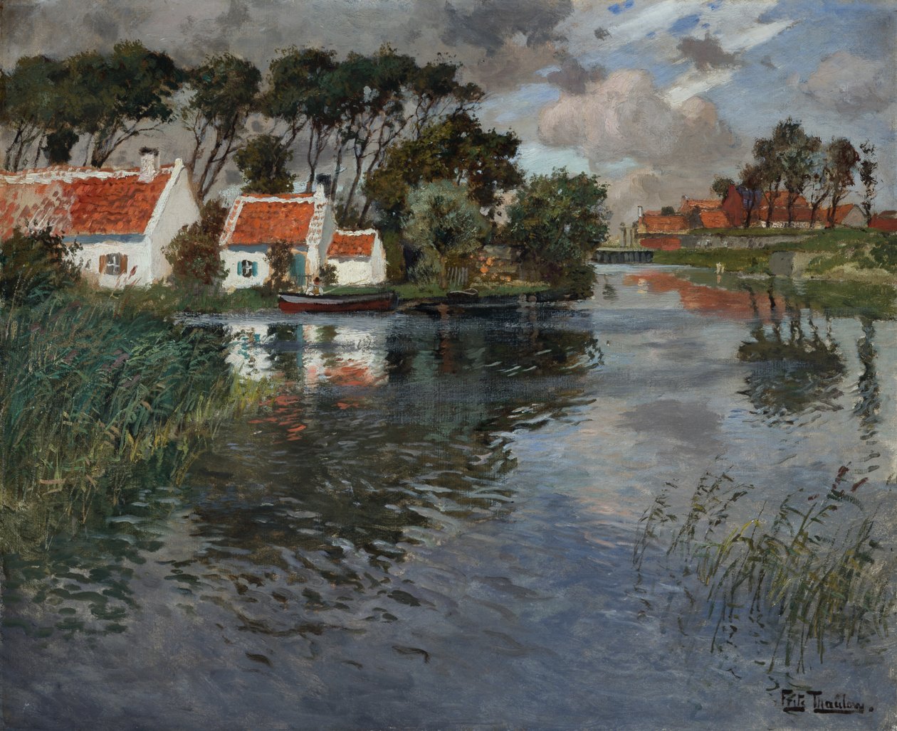 rüzgar rüzgarı by Fritz Thaulow