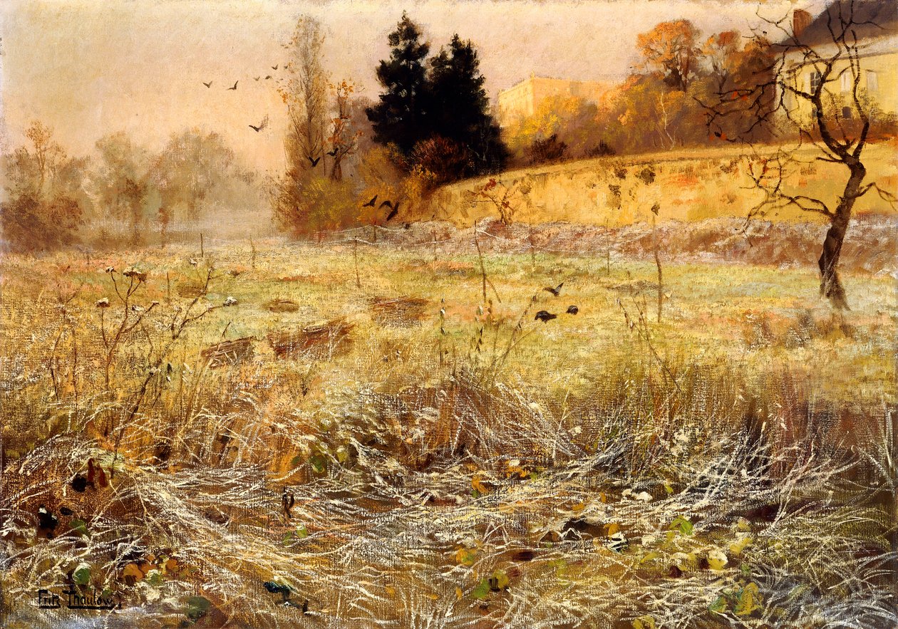 Hoar Frost, 1900 dolayları by Frits Thaulow