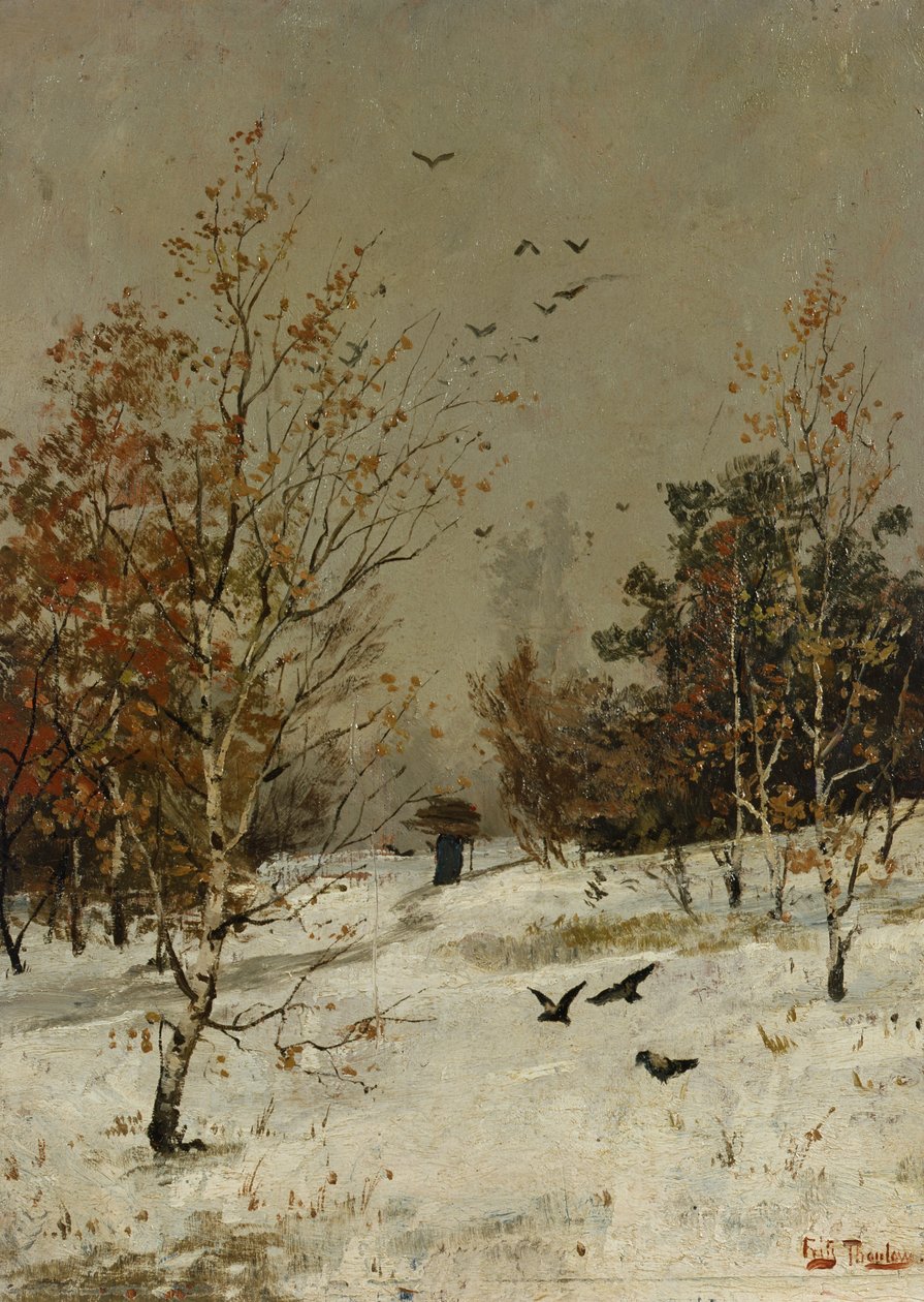 Kış, c.1876 by Fritz Thaulow