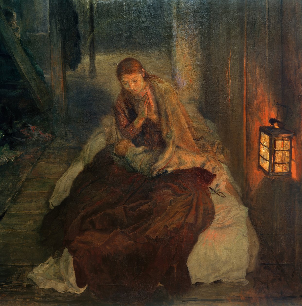 kutsal gece by Fritz von Uhde