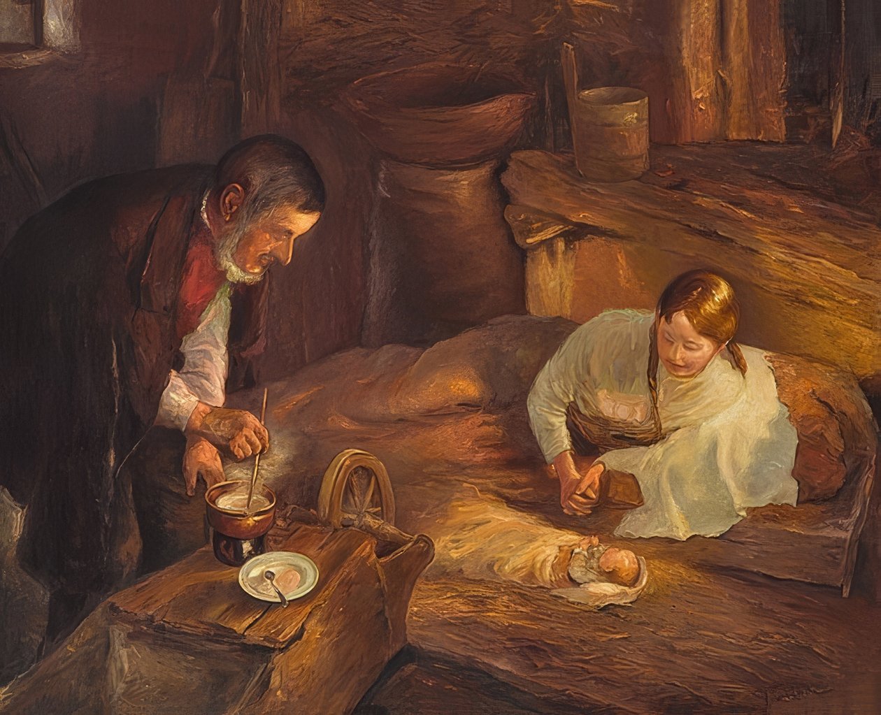 kutsal gecede by Fritz von Uhde