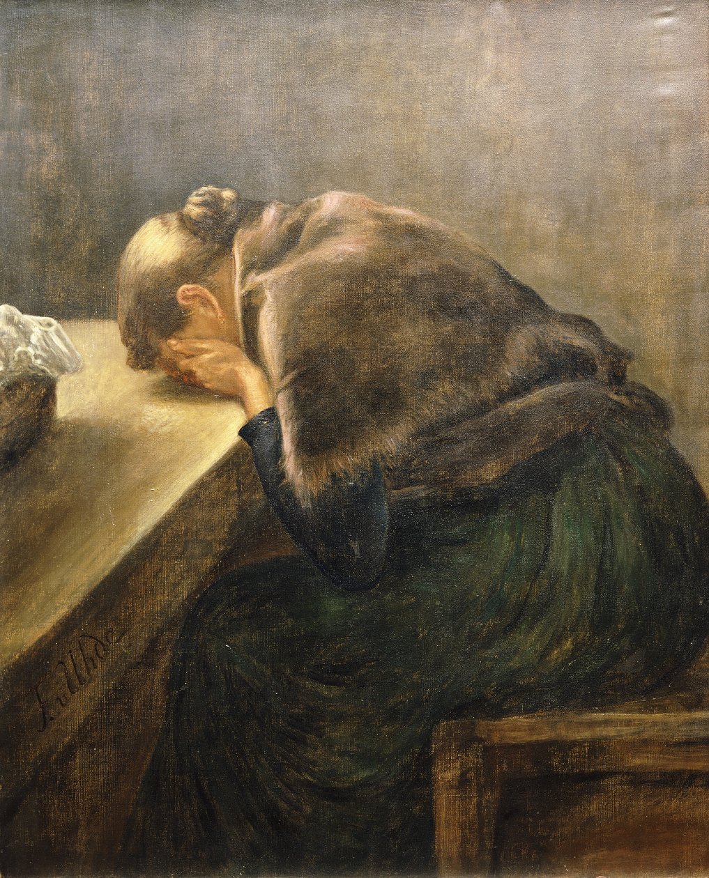Yas, by Fritz von Uhde
