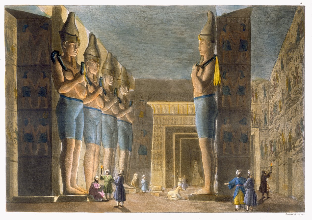 Ramses II Tapınağı (MÖ 1279-13) Abu Simbel, Mısır, Jules Ferrario