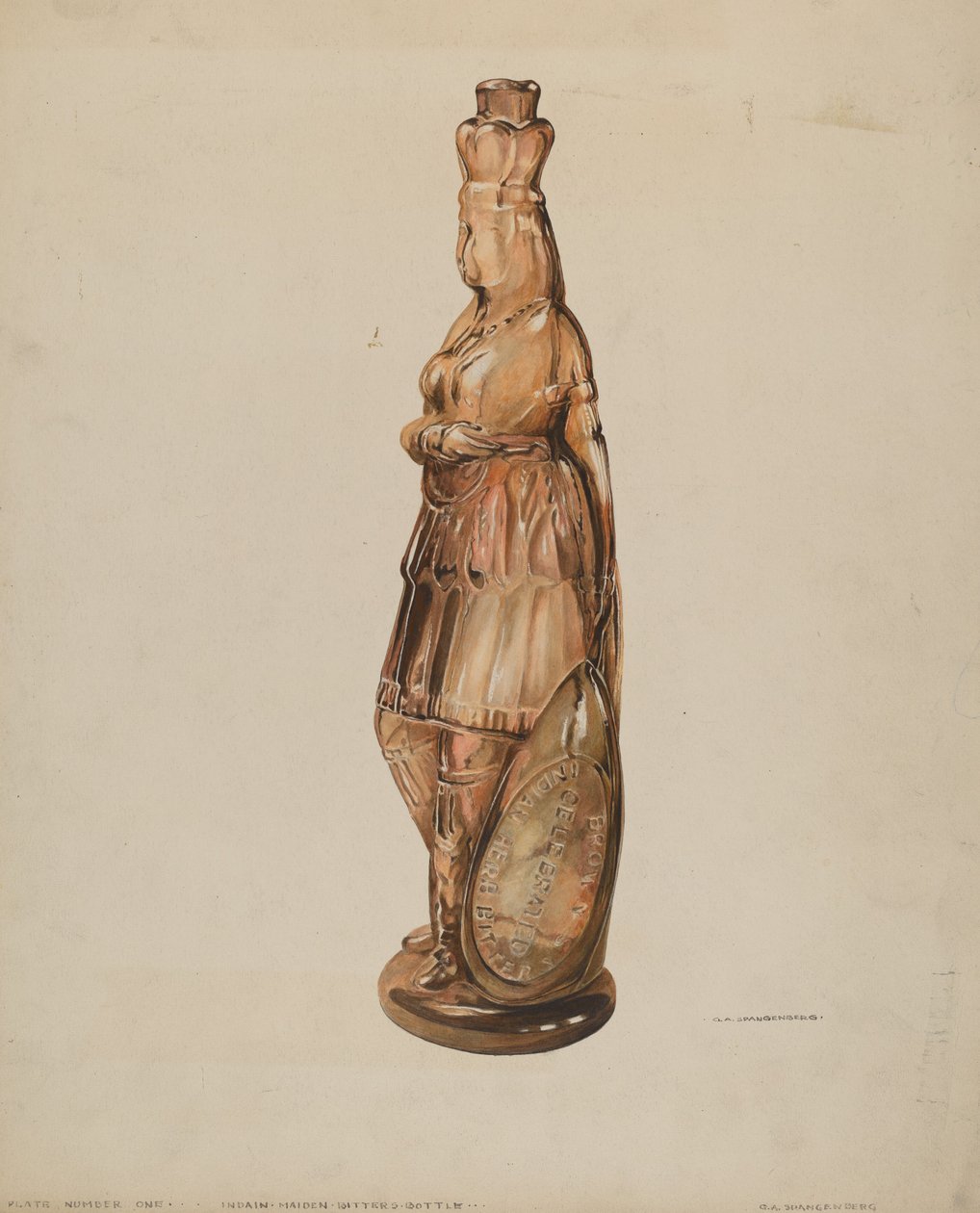Hint Kızlığı Acı Şişe by G.A. Spangenberg