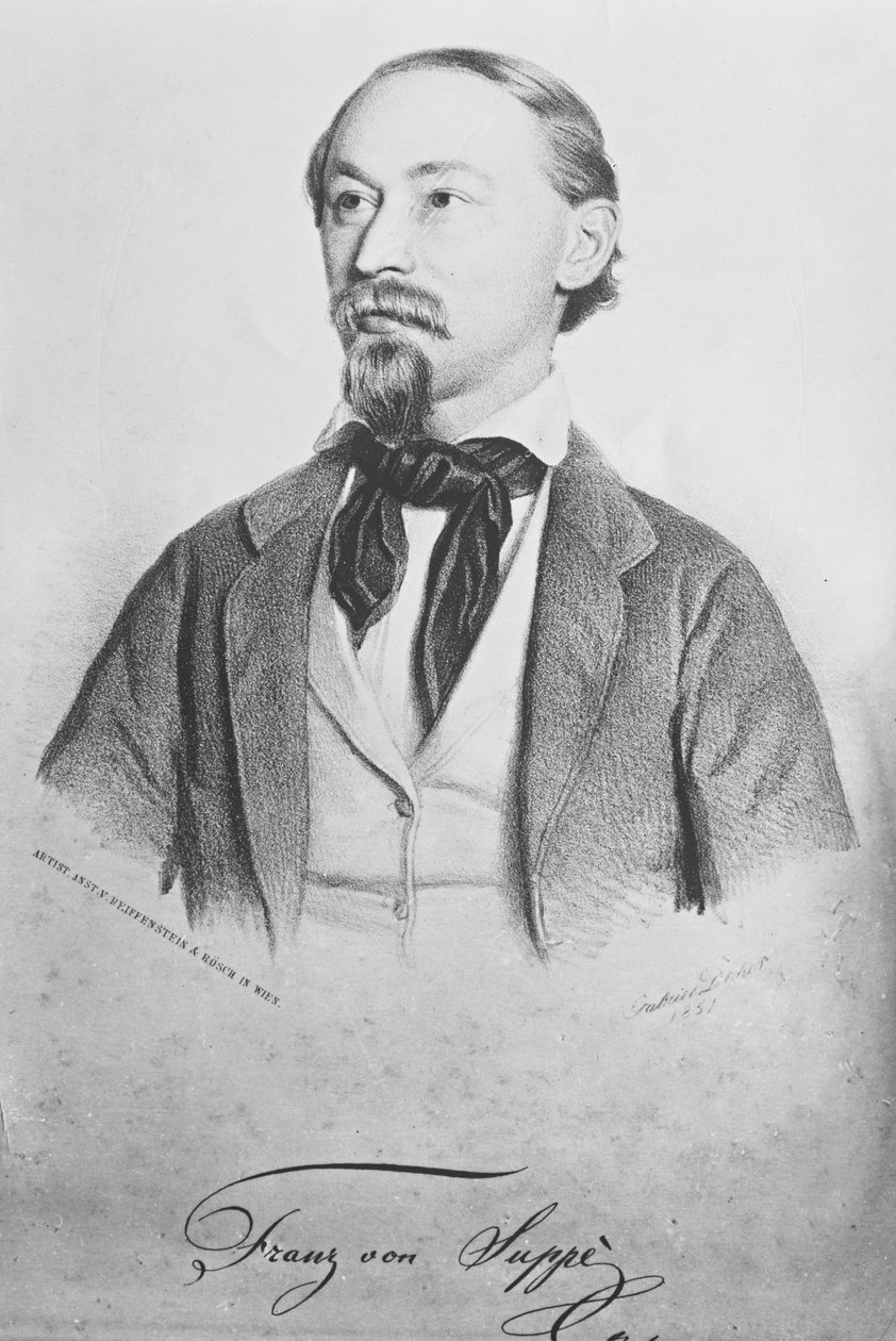 Franz von Soup (1819-95), Avusturyalı besteci by Gabriel Decker