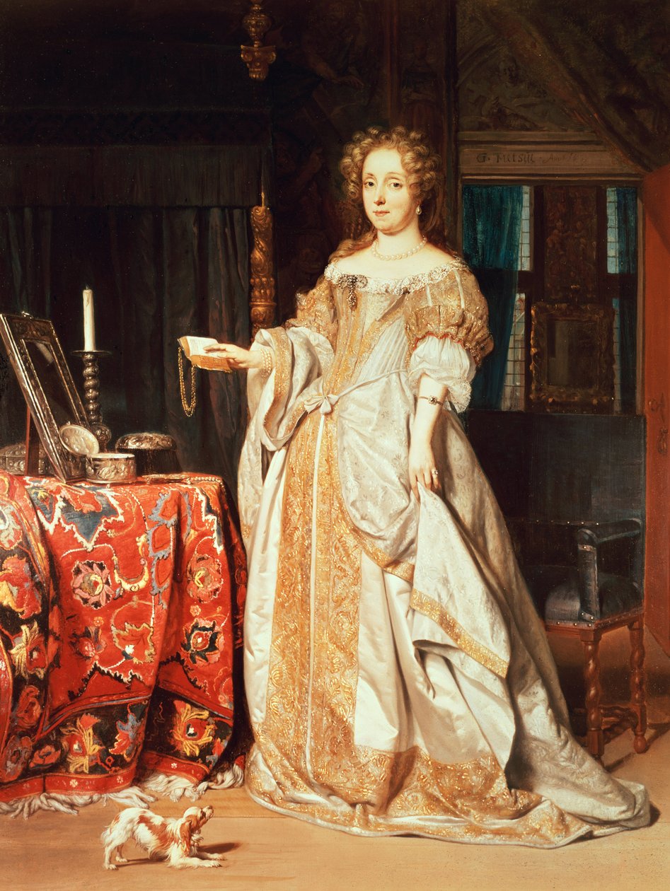 Bir Bayan Portresi by Gabriel Metsu