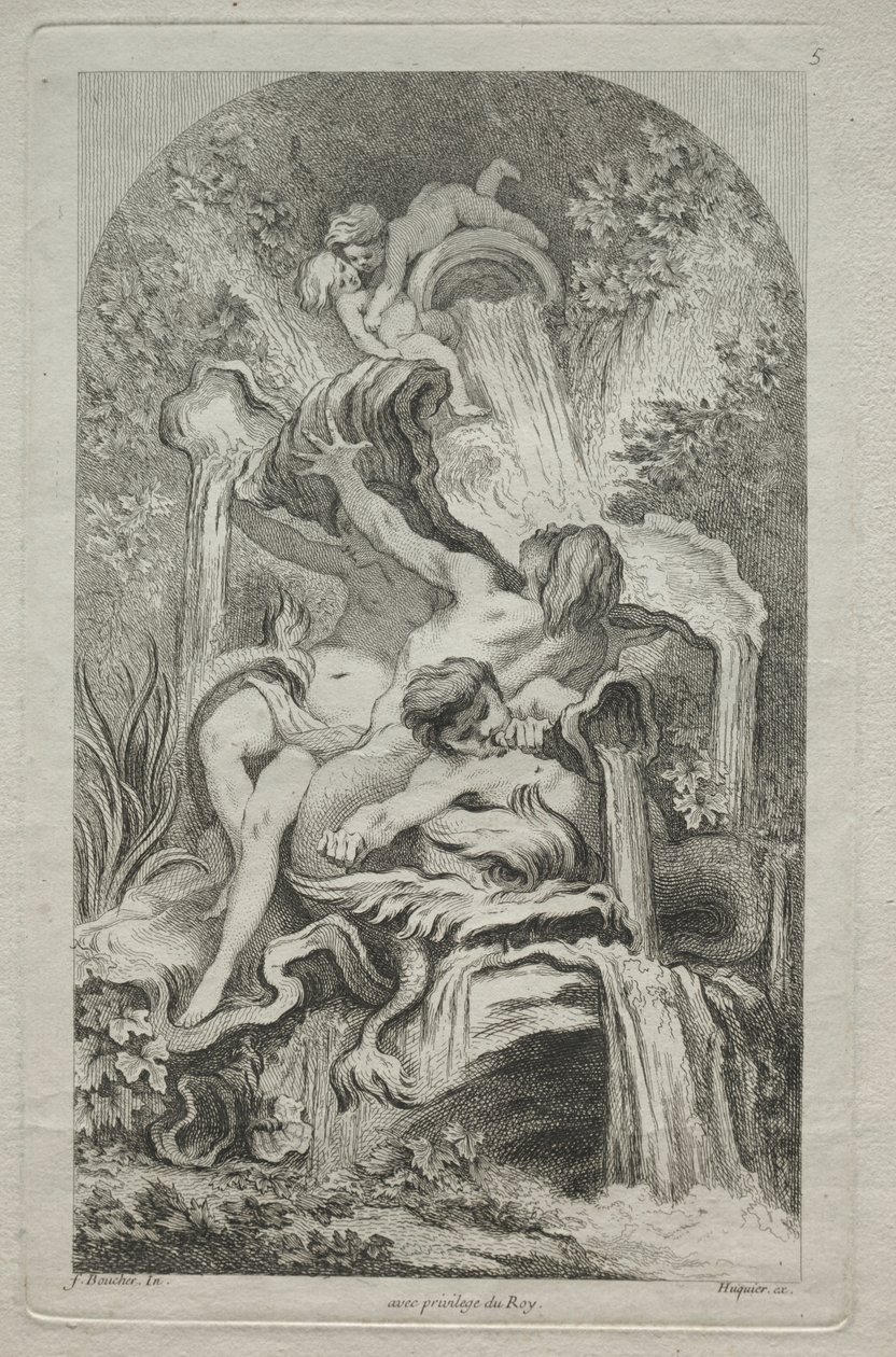 Çeşmeler Kitabı: No. 5, c. 1736. by Gabriel Huquier