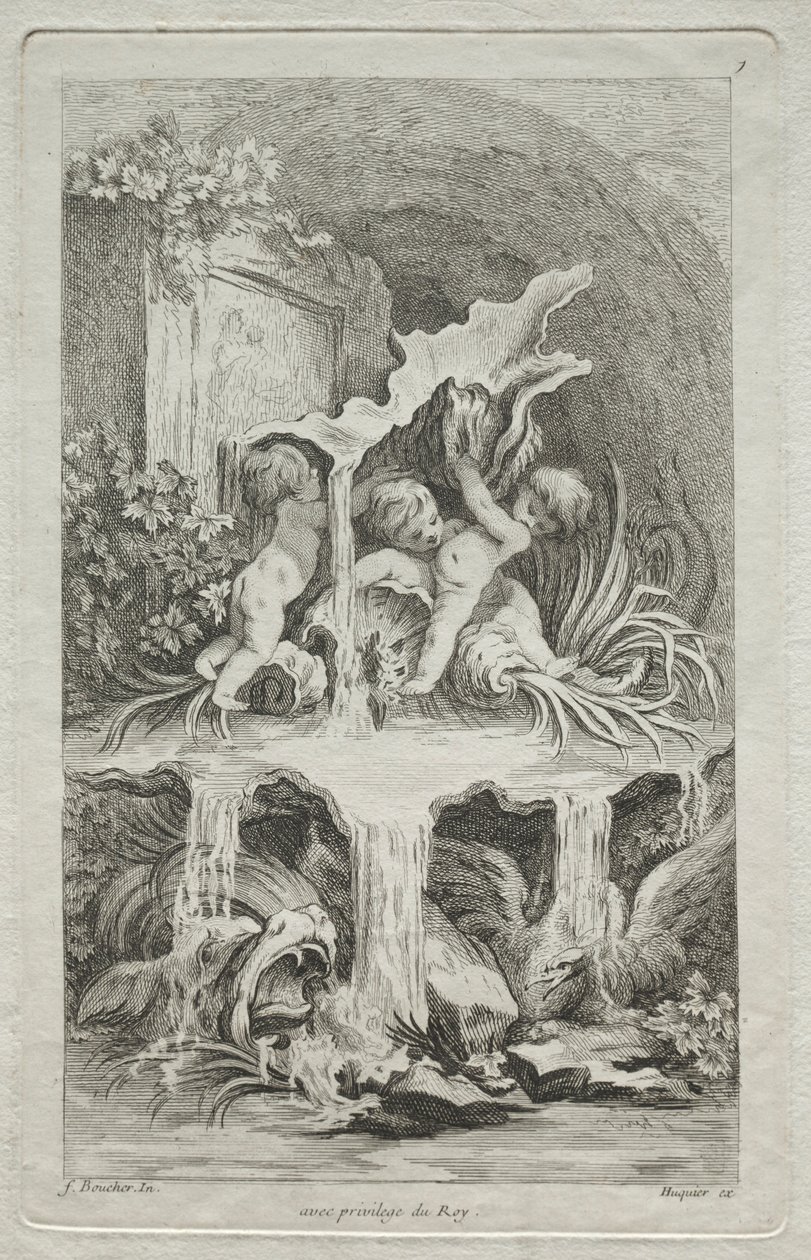 Çeşmeler Kitabı: No. 7, c. 1736. by Gabriel Huquier