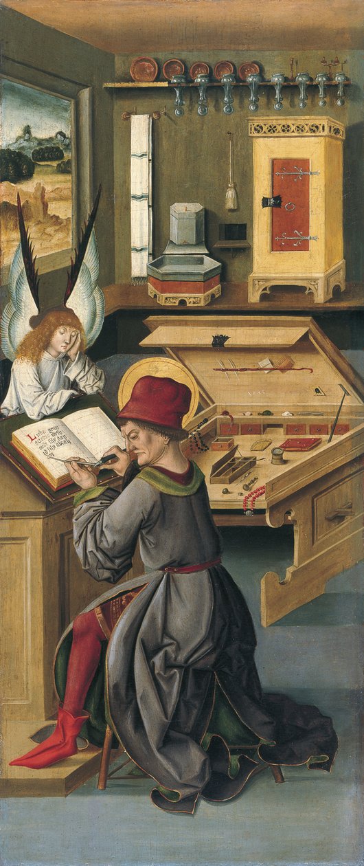Aziz Matta Evangelist, 1478 by Gabriel Mälesskircher