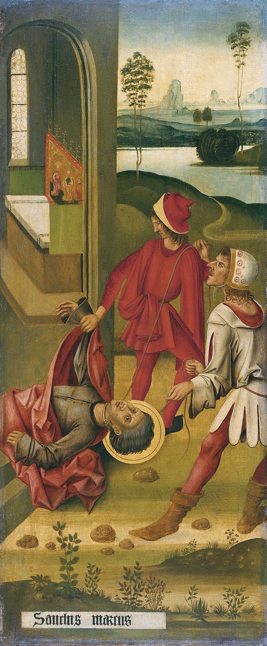 Aziz Mark'ın Şehadeti, 1478 by Gabriel Mälesskircher