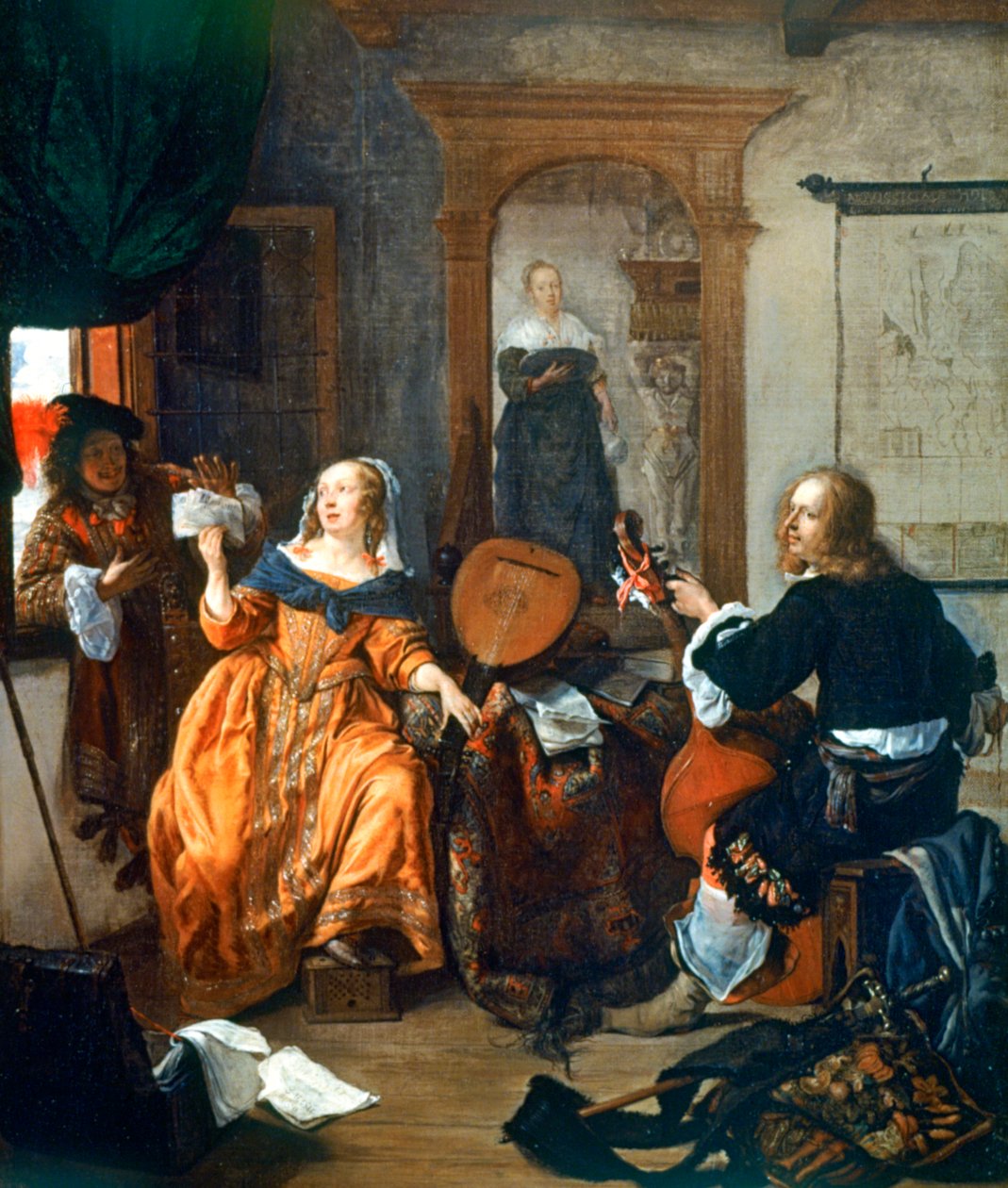 Müzikli Bir Parti, 1659 by Gabriel Metsu