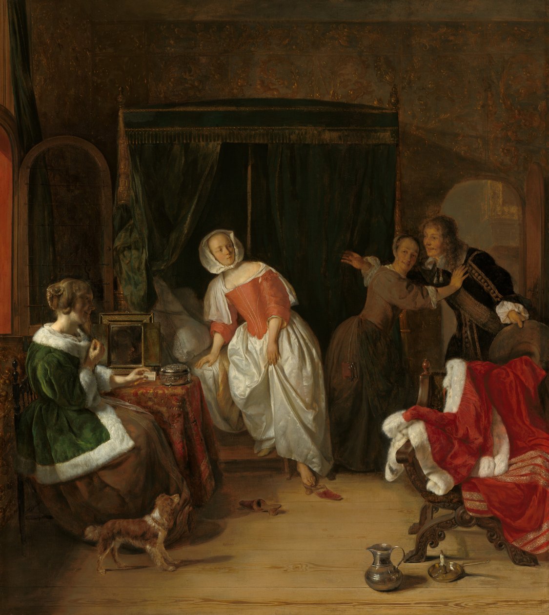 Davetsiz misafir by Gabriel Metsu