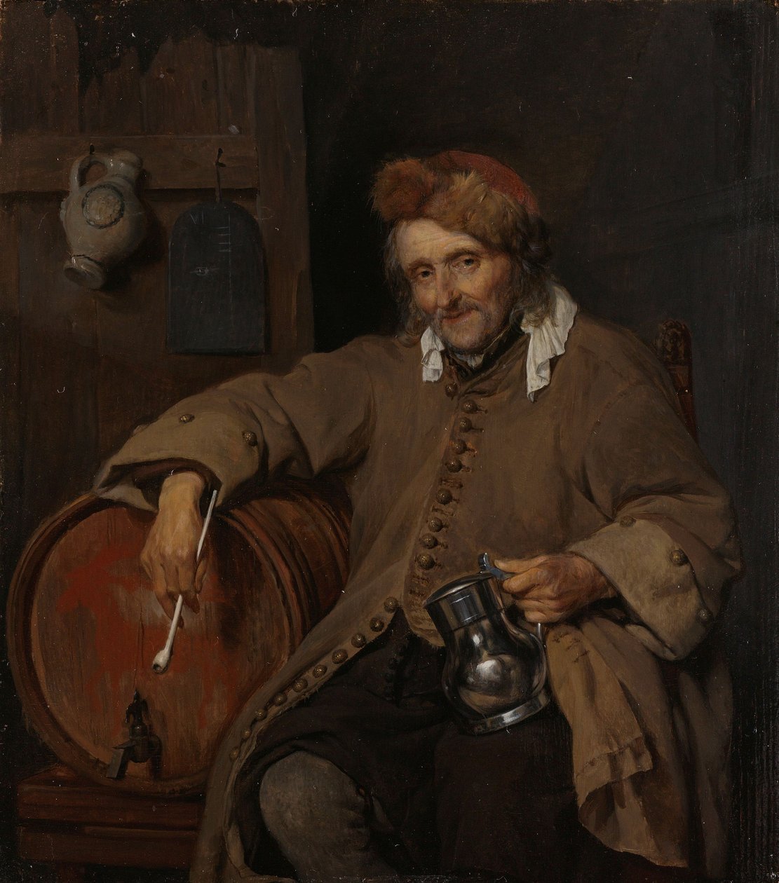 Eski İçici, c.1661-3 by Gabriel Metsu