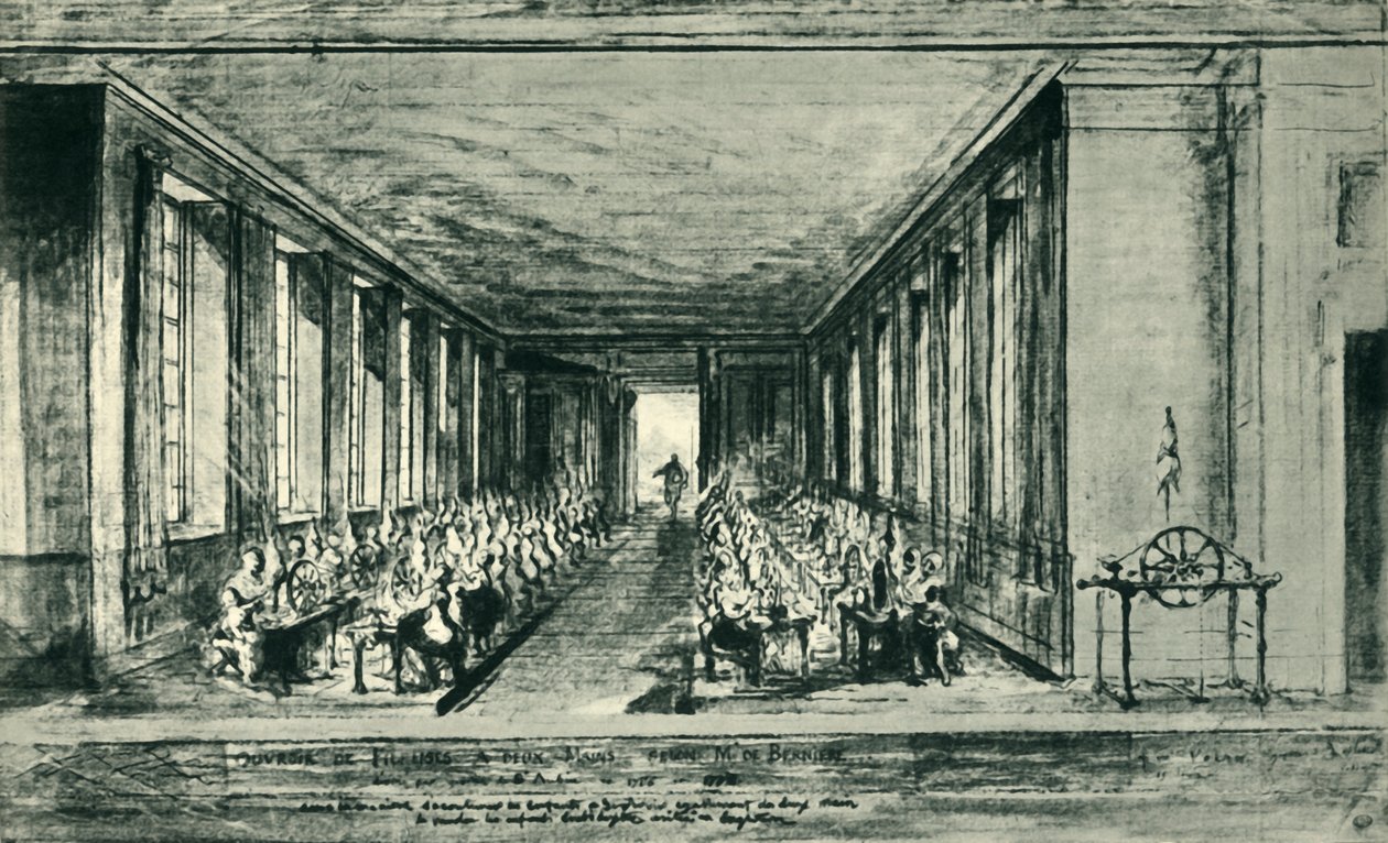 İplikhane, c1776, 1943. by Gabriel de Saint Aubin