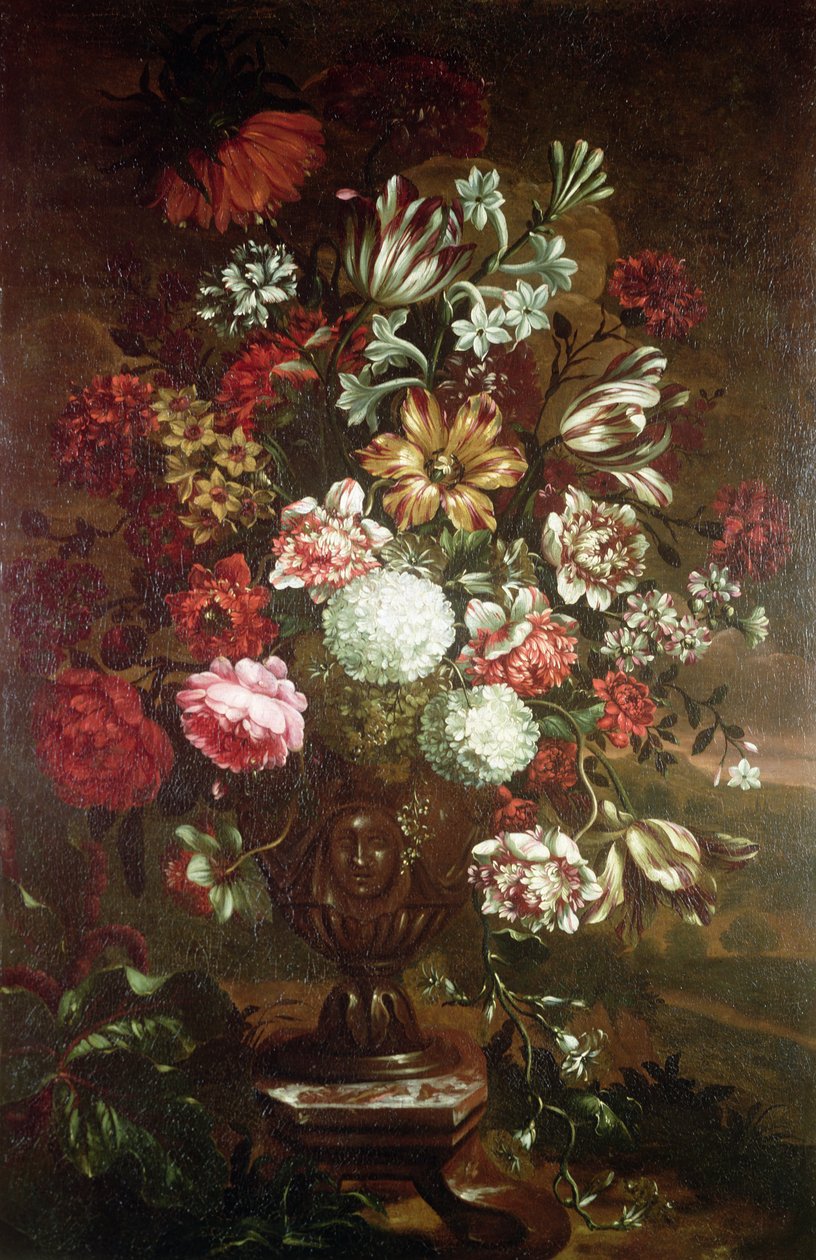 Çiçeklerin Natürmortu by Gaetano Cusati