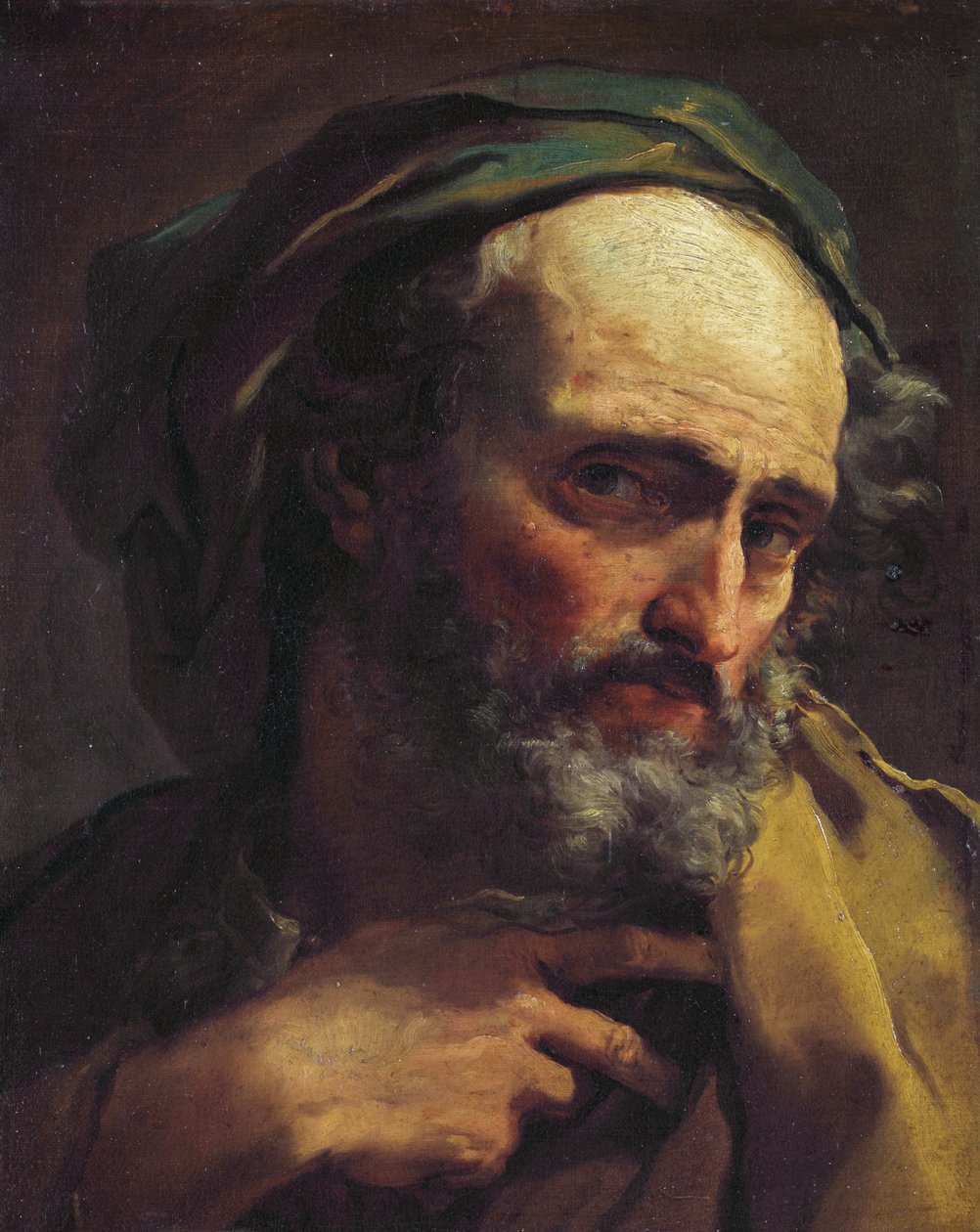 Sakallı Bir Adamın Çalışması by Gaetano Gandolfi