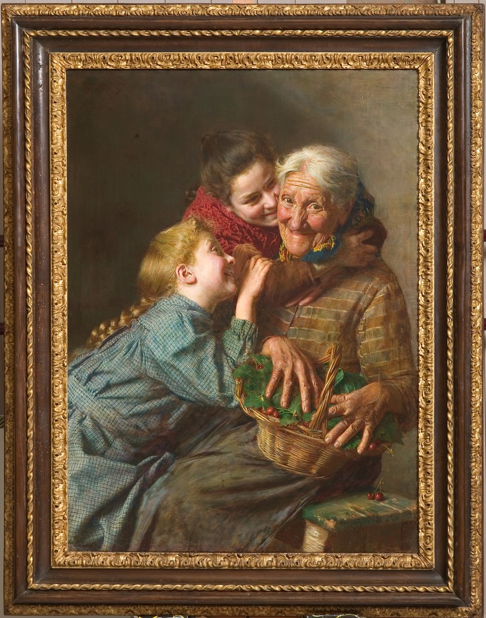 Hoş Geldiniz Konuğu 1882 (tuval üzerine yağlı boya) by Gaetano Bellei