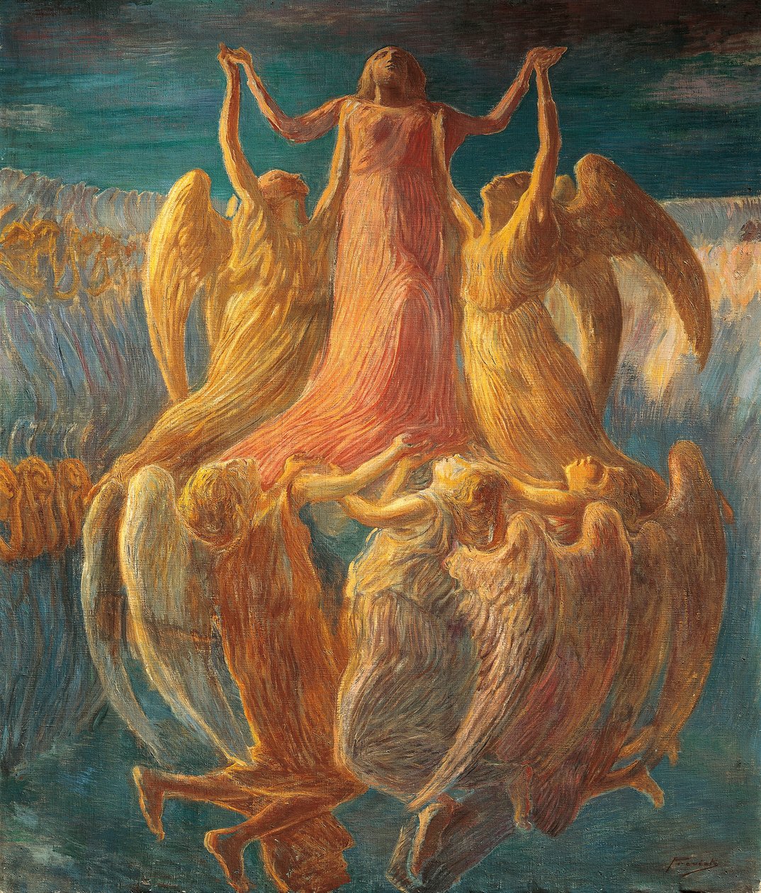 Varsayım, Gaetano Previati (1852-1920) by Gaetano Previati