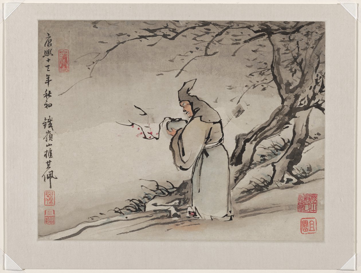 Parmak Boyama, on kişilik bir albümden by Gao Qipei