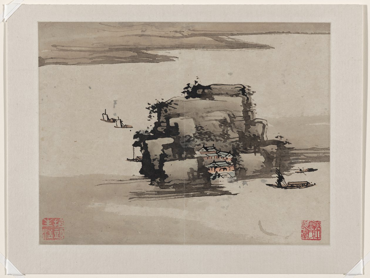 Parmak Boyama, on kişilik bir albümden by Gao Qipei